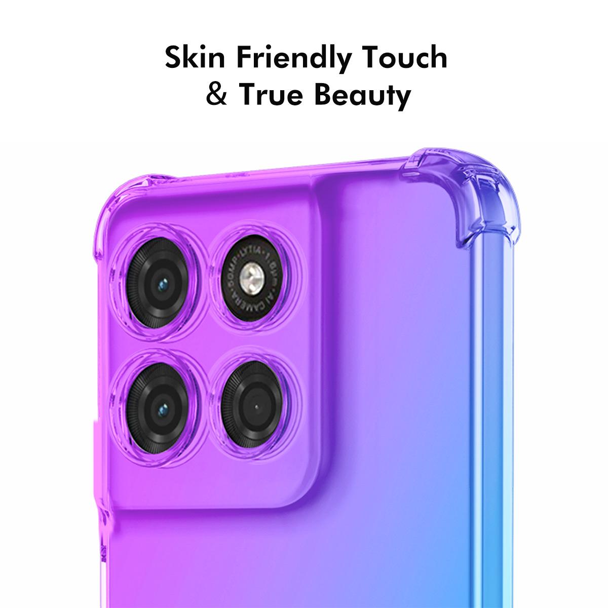 Motorola Moto G67 5G Gradient Airbag TPU Phone Case Shockproof Slim Protective Cover