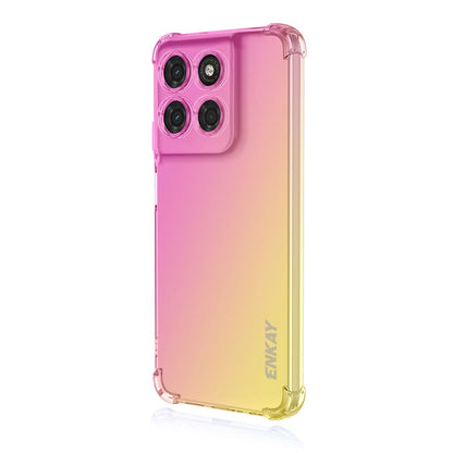 Motorola Moto G67 5G Gradient Airbag TPU Phone Case Shockproof Slim Protective Cover