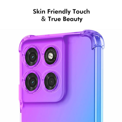 Motorola Moto G67 5G Gradient Airbag TPU Phone Case Shockproof Slim Protective Cover