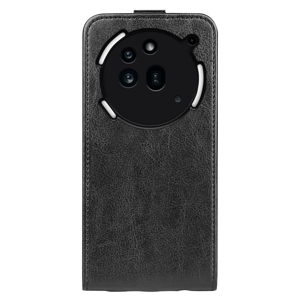 Nothing Phone 3a Pro Texture Vertical Flip Leather Wallet Case with Card Slot, PU TPU Shockproof Protective Cover, Anti-Drop Magnetic Folio Phone Case