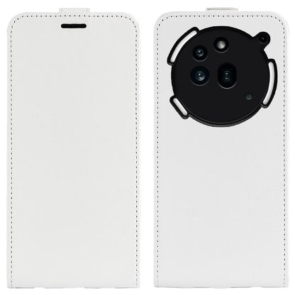 Nothing Phone 3a Pro Texture Vertical Flip Leather Wallet Case with Card Slot, PU TPU Shockproof Protective Cover, Anti-Drop Magnetic Folio Phone Case