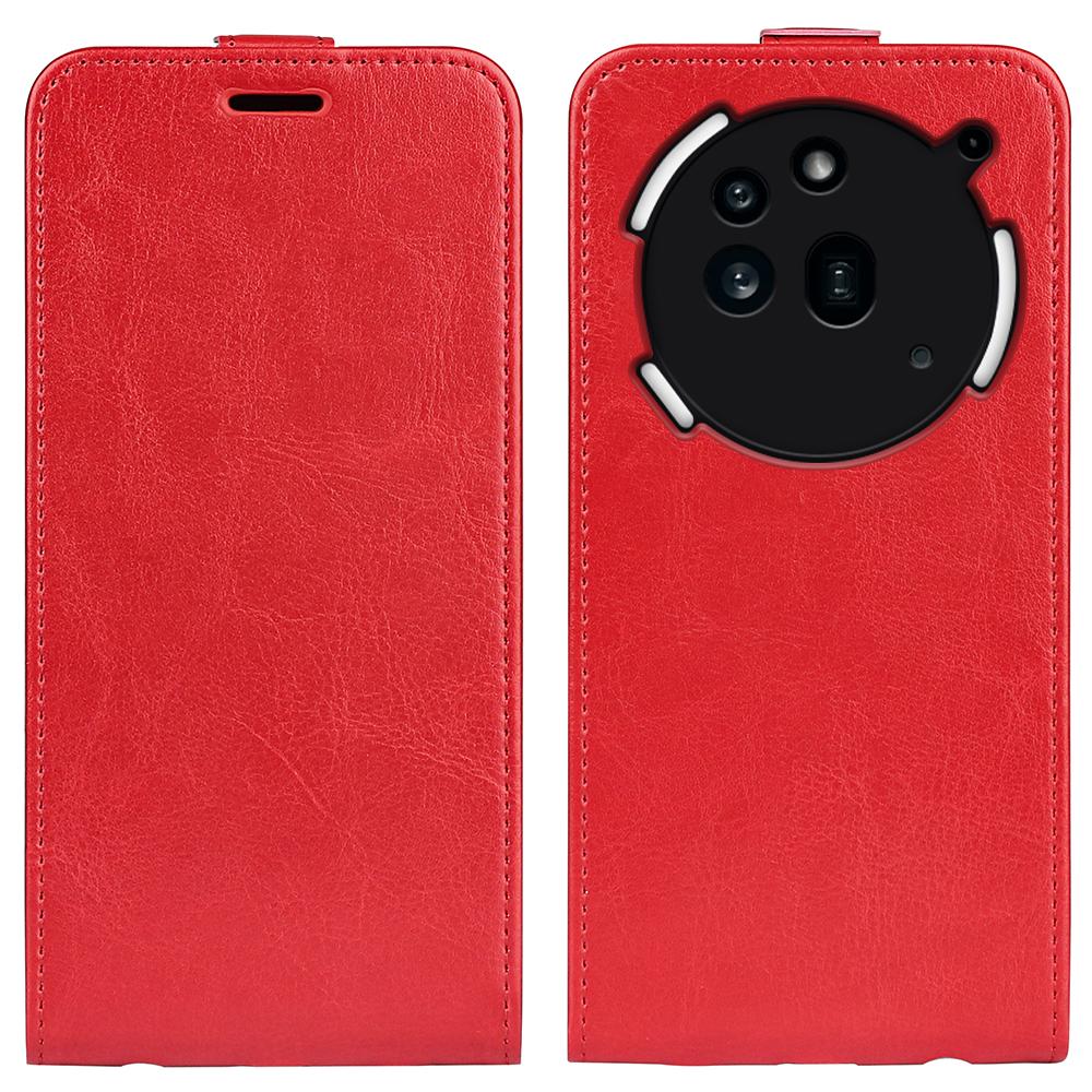 Nothing Phone 3a Pro Texture Vertical Flip Leather Wallet Case with Card Slot, PU TPU Shockproof Protective Cover, Anti-Drop Magnetic Folio Phone Case