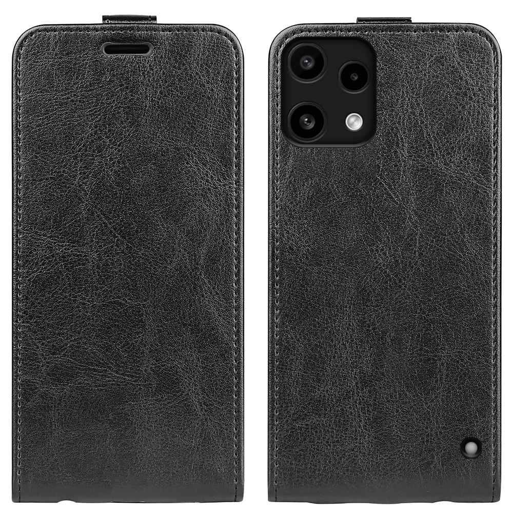 Nothing Phone 3a Lite Texture Vertical Flip Leather Wallet Case with Card Slot, PU TPU Shockproof Protective Cover, Anti-Drop Magnetic Folio Phone Case