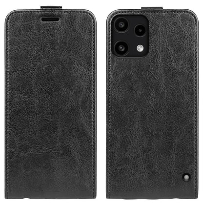 Nothing Phone 3a Lite Texture Vertical Flip Leather Wallet Case with Card Slot, PU TPU Shockproof Protective Cover, Anti-Drop Magnetic Folio Phone Case