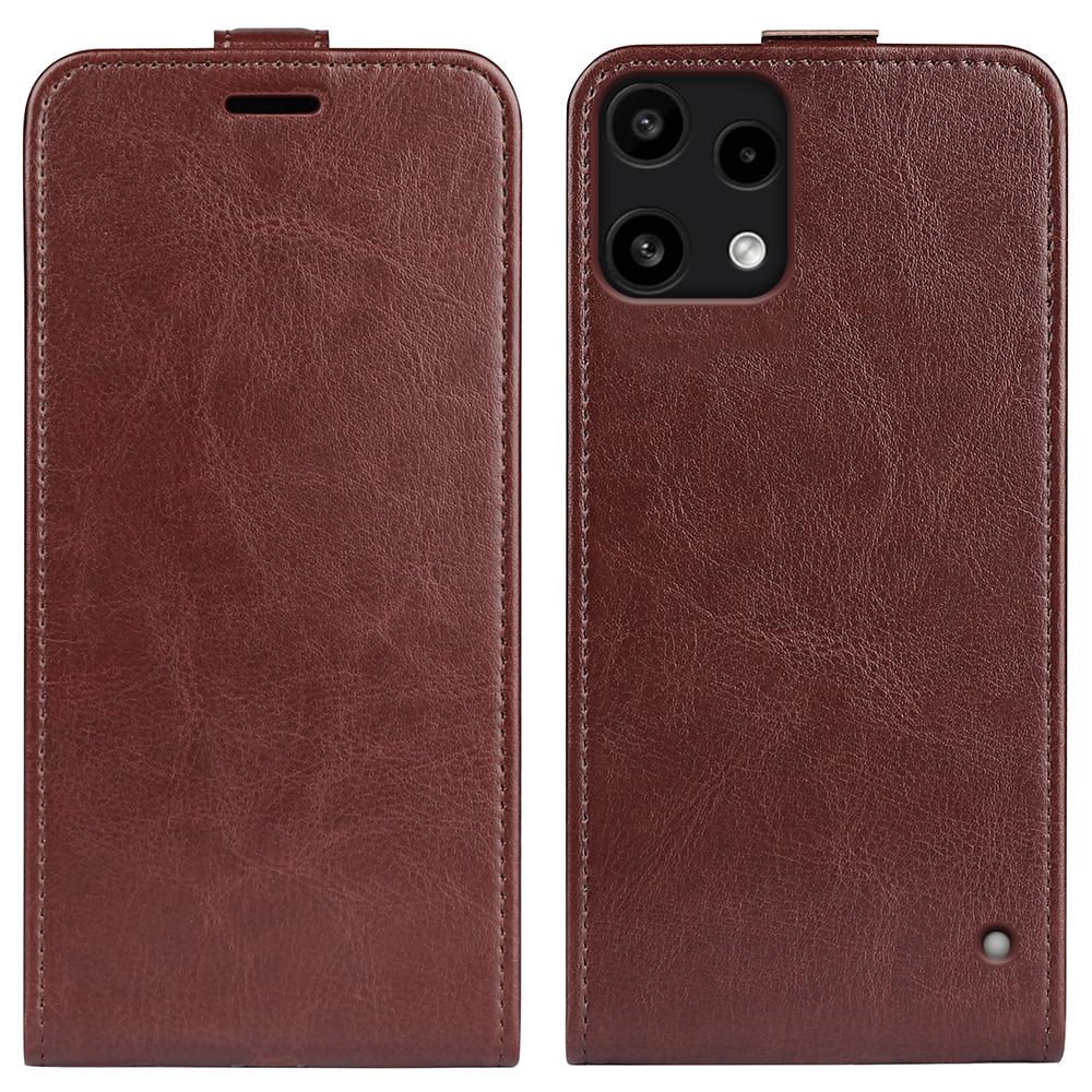 Nothing Phone 3a Lite Texture Vertical Flip Leather Wallet Case with Card Slot, PU TPU Shockproof Protective Cover, Anti-Drop Magnetic Folio Phone Case