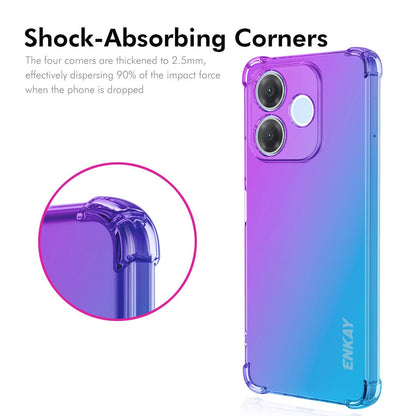 OPPO A5 Pro 5G Gradient Airbag TPU Phone Case Shockproof Slim Protective Cover