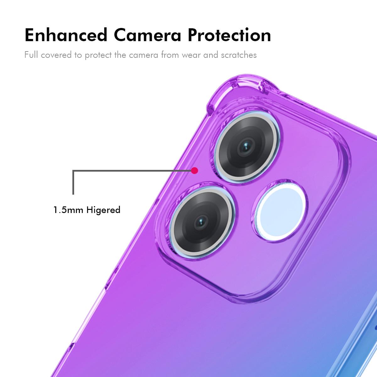 OPPO A5 Pro 4G Gradient Airbag TPU Phone Case Shockproof Slim Protective Cover