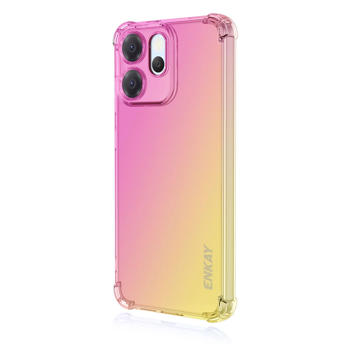 OPPO Reno14 F 5G Gradient Airbag TPU Phone Case Shockproof Slim Protective Cover