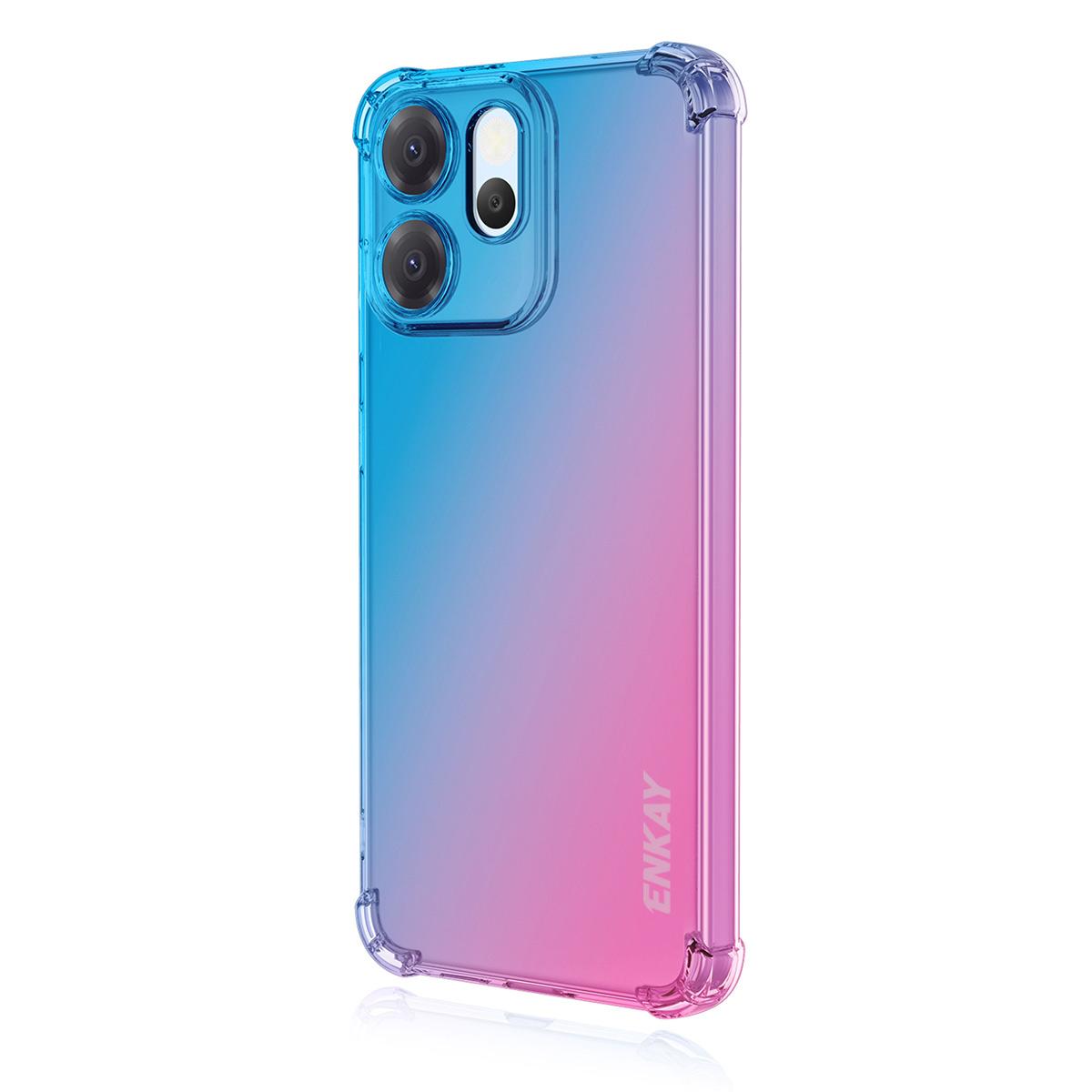 OPPO Reno14 F 5G Gradient Airbag TPU Phone Case Shockproof Slim Protective Cover
