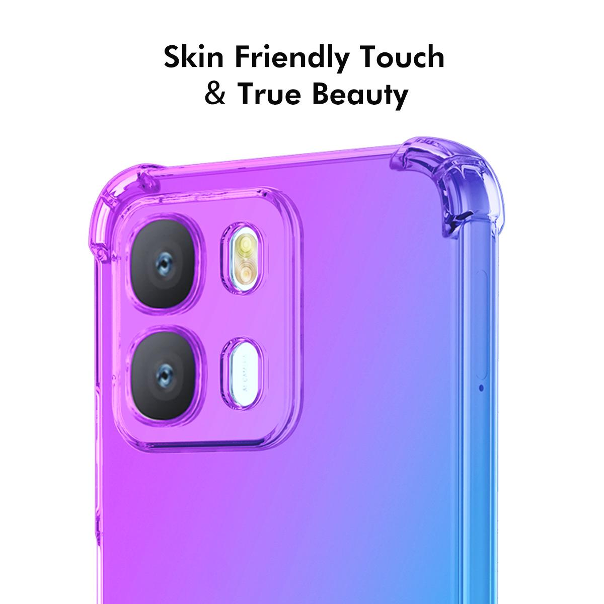 OPPO A6 5G Gradient Airbag TPU Phone Case Shockproof Slim Protective Cover