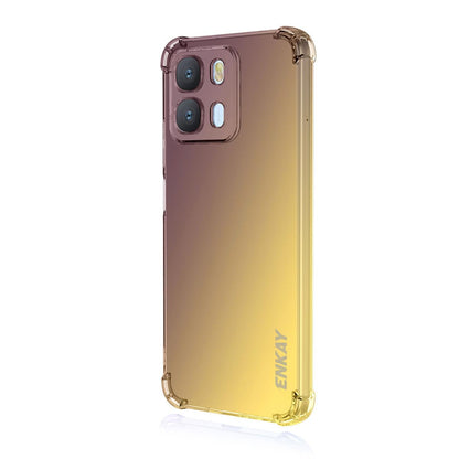 OPPO A6x Gradient Airbag TPU Phone Case Shockproof Slim Protective Cover