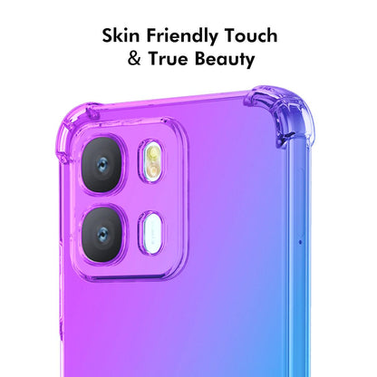 OPPO A6 5G Gradient Airbag TPU Phone Case Shockproof Slim Protective Cover