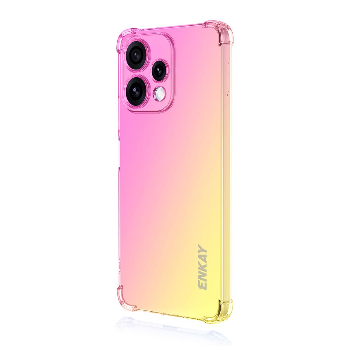OPPO Reno 15c Gradient Airbag TPU Phone Case Shockproof Slim Protective Cover